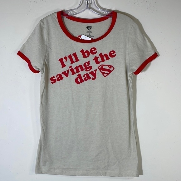 NWT. Superman DC Comics Juniors’ XL Graphic T Shirt. - Picture 2 of 6